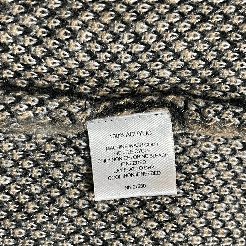 Signature Studio Open Front Plaid Sweater Cardigan xl - Picture 8 of 8